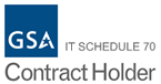 GSA IT Schedule 70 Contract Holder logo